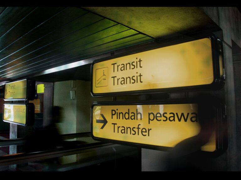 Illuminated directional sign boards with arrows